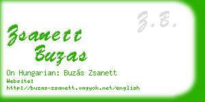 zsanett buzas business card